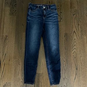 American eagle high waisted jeans, curvy